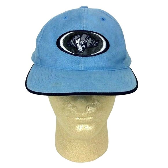 UNC Tar Heels Embroidered Logo Light Blue Strapback Cap Adjustable - Picture 1 of 7
